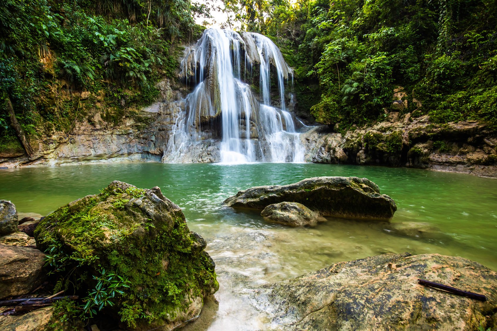 Beautiful Gozalandia Waterfall in San Sebastian Puerto Rico